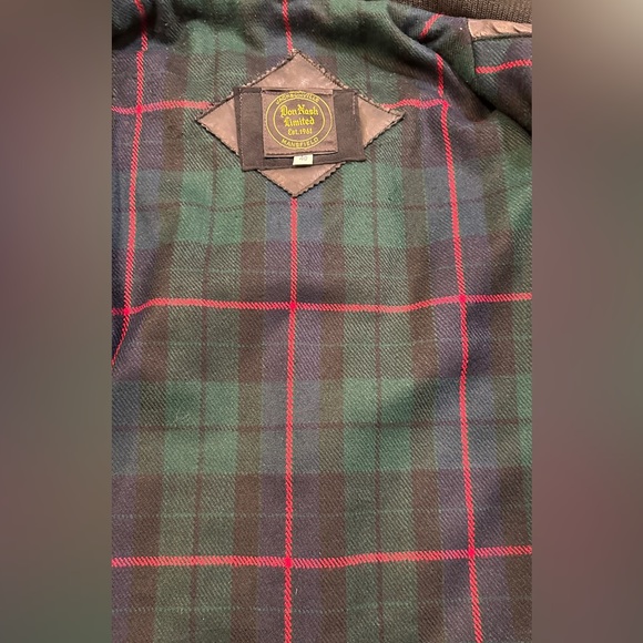 Vintage Don Nash Limited leather bomber jacket! Sz 40 - Picture 13 of 16